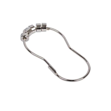 Utopia Alley Roller Shower Hook, Chrome HK2SS